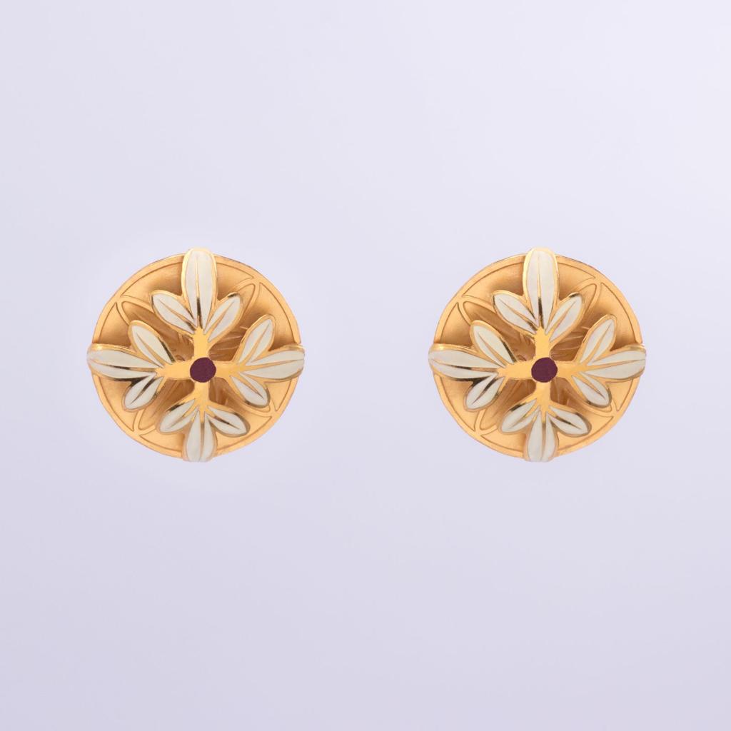 Button Flower Rue Studs 13mm Calado 2189- Rue