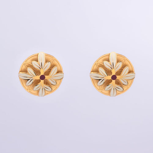 Button Flower Rue Studs 13mm Calado 2189- Rue