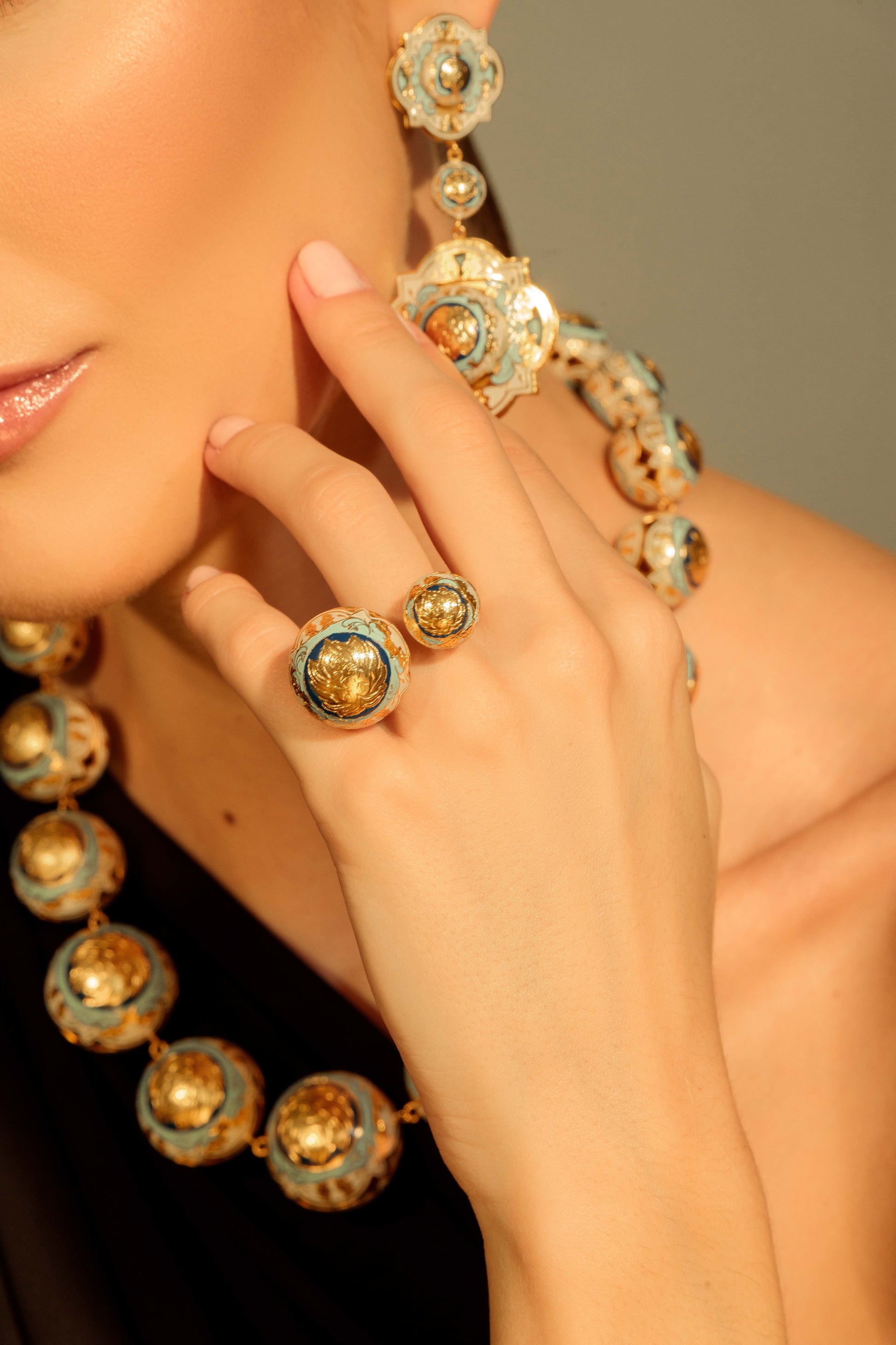 Guardian Statement Ring Doble U  - 3102